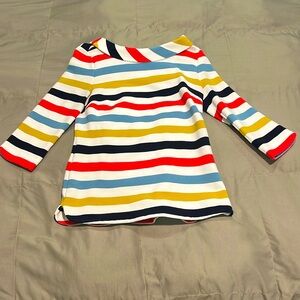 Boden Sarah Ottoman Top Peter Pan Collar, Size 6 (US)